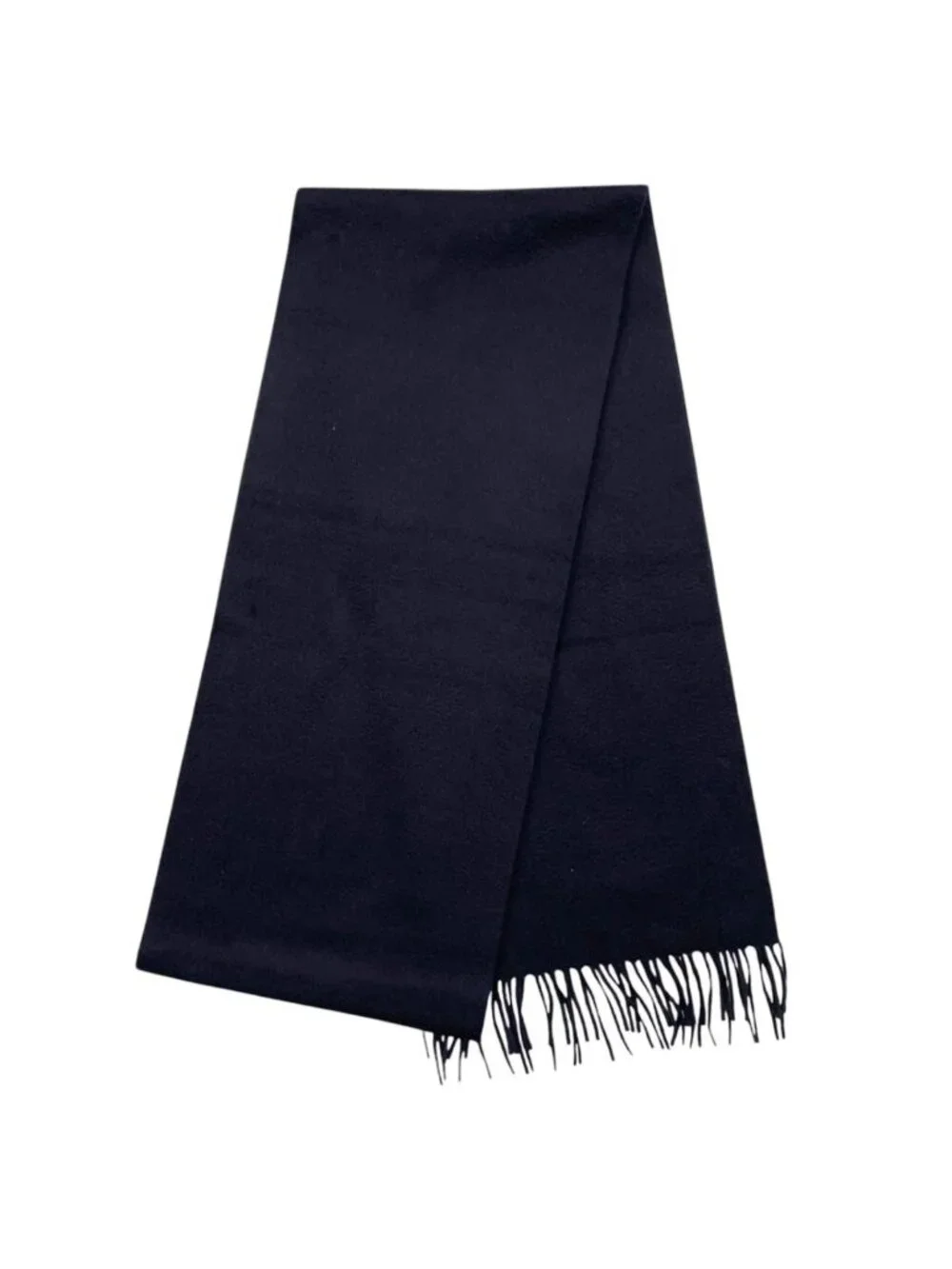 Bottega Veneta Scarf Logo Cashmere Navy
